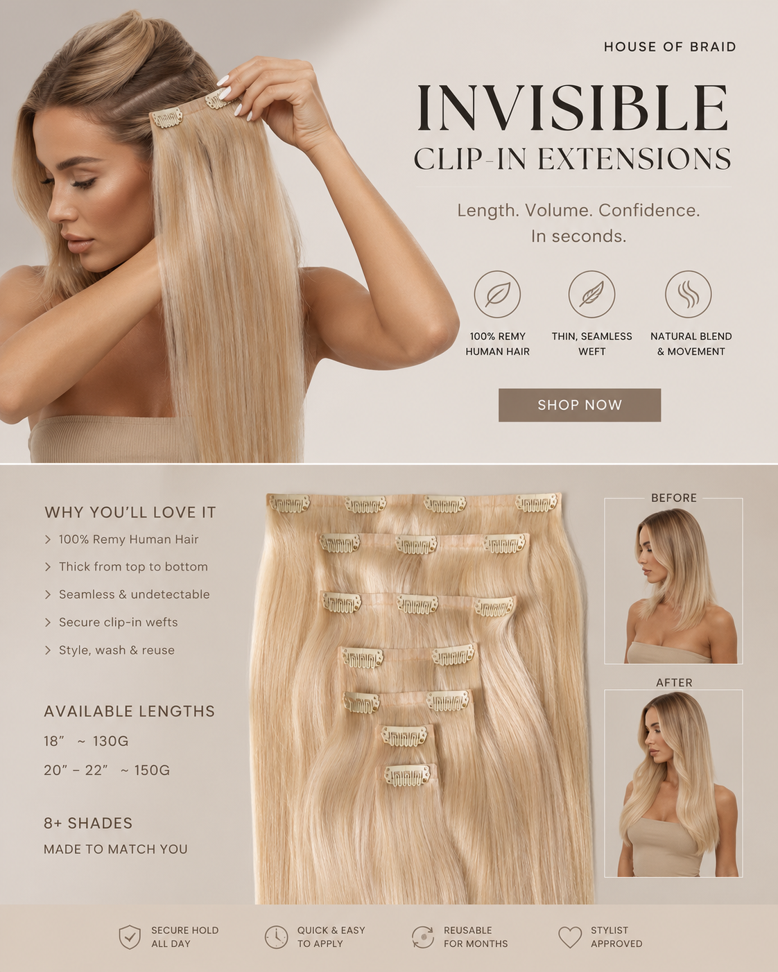 Ivory Blonde #60A