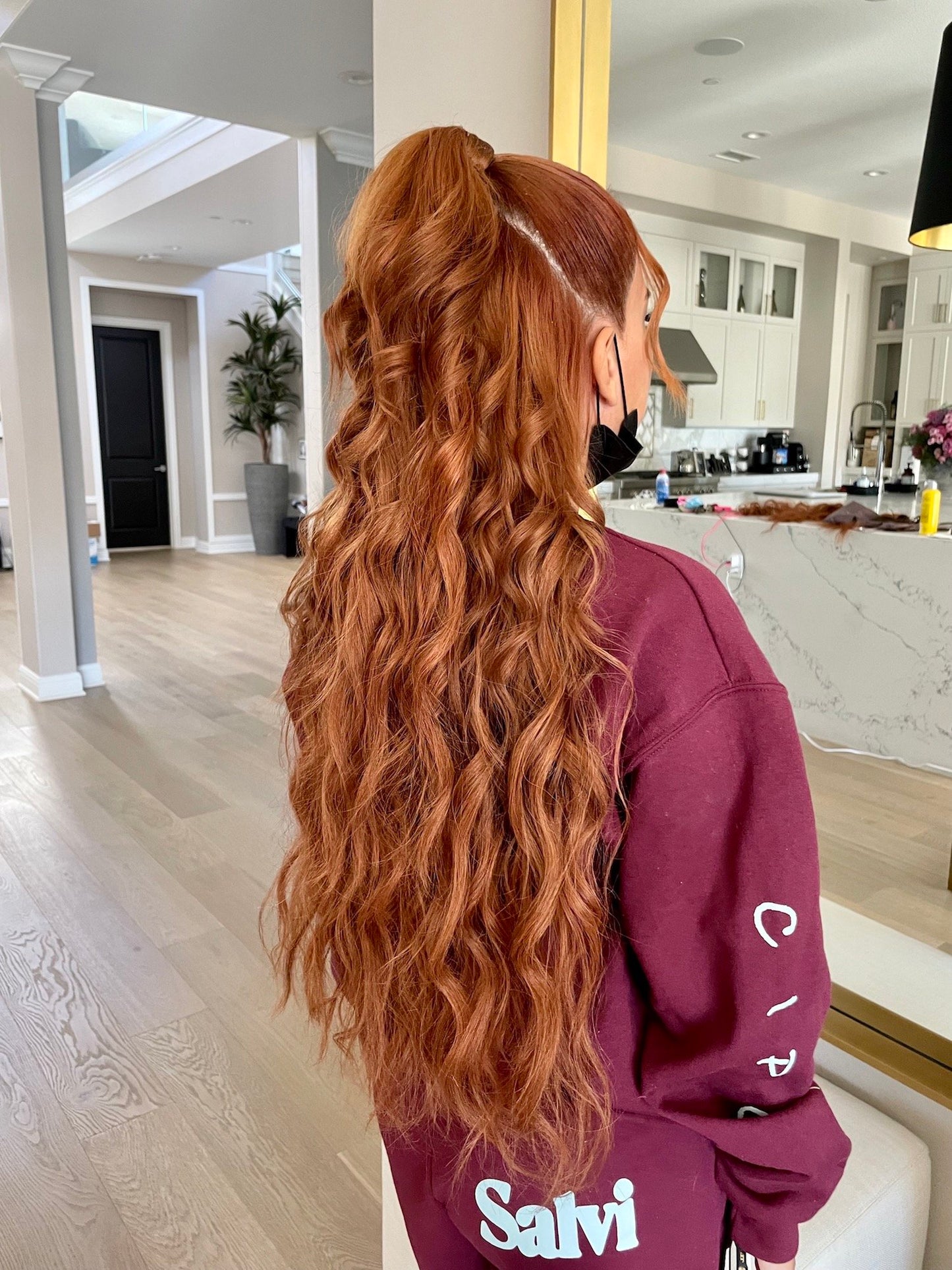 HALF UP HALF DOWN clip-in extensions