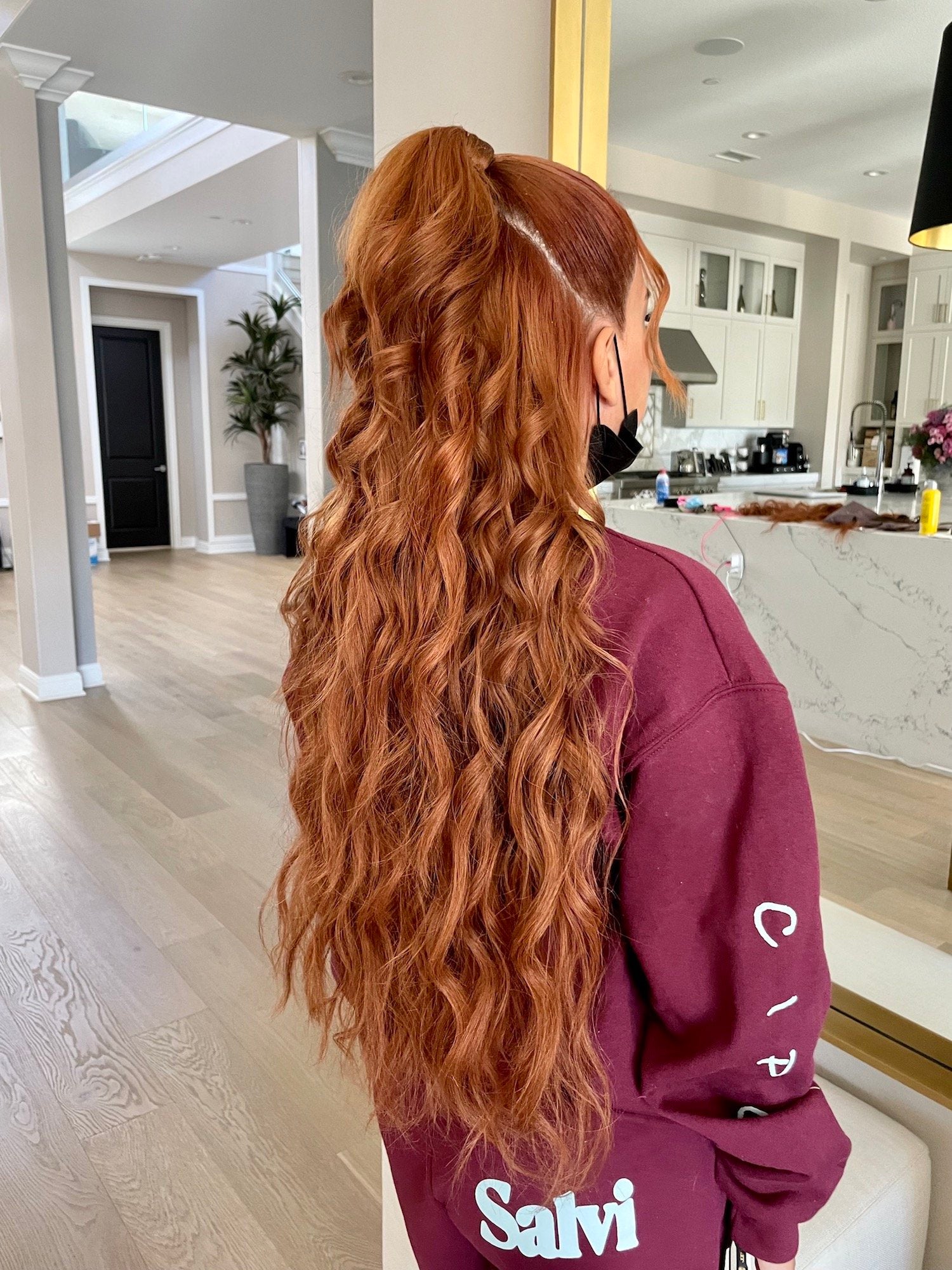 HALF UP HALF DOWN clip-in extensions