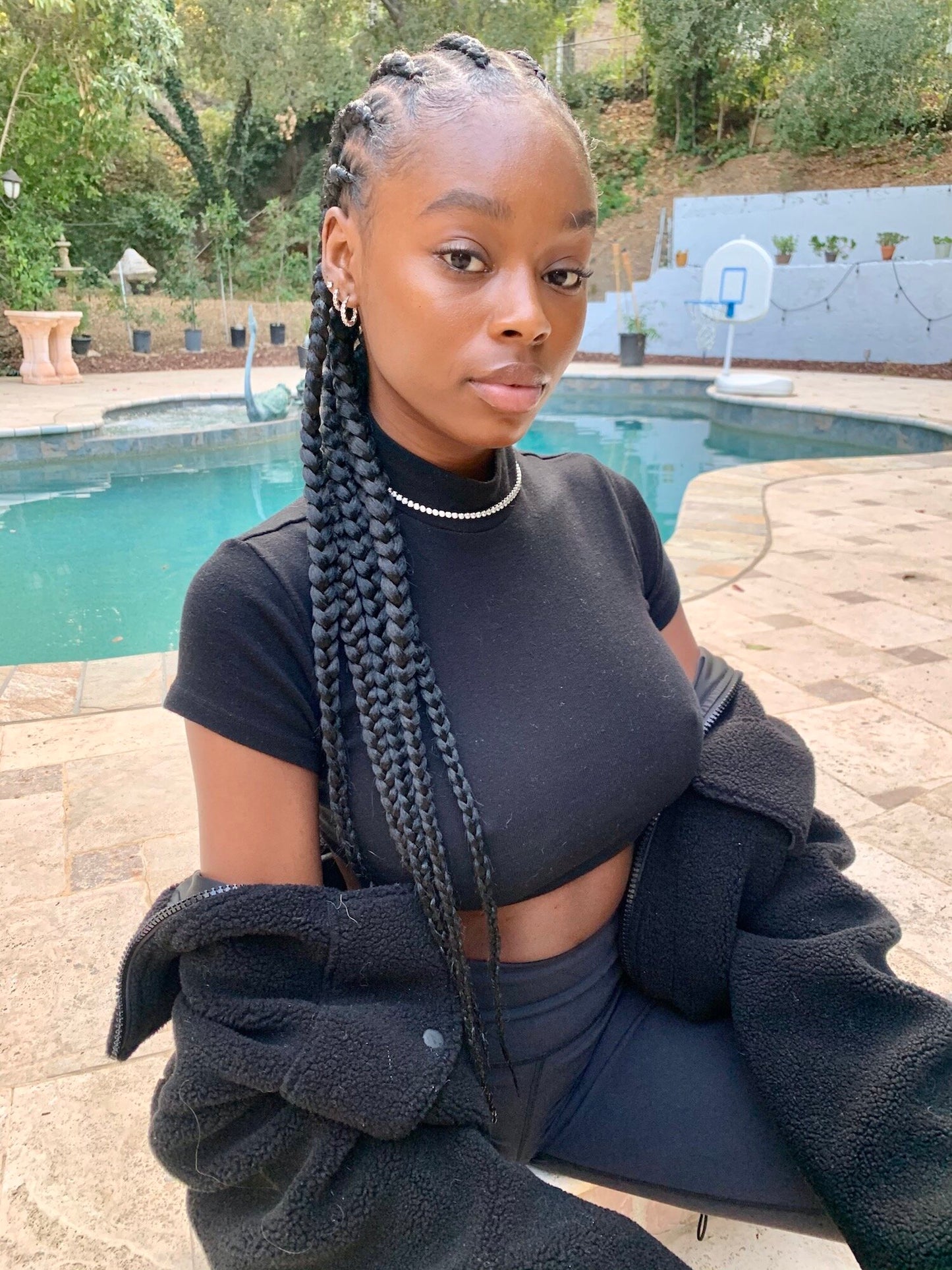 HUNNI braid style with extensions