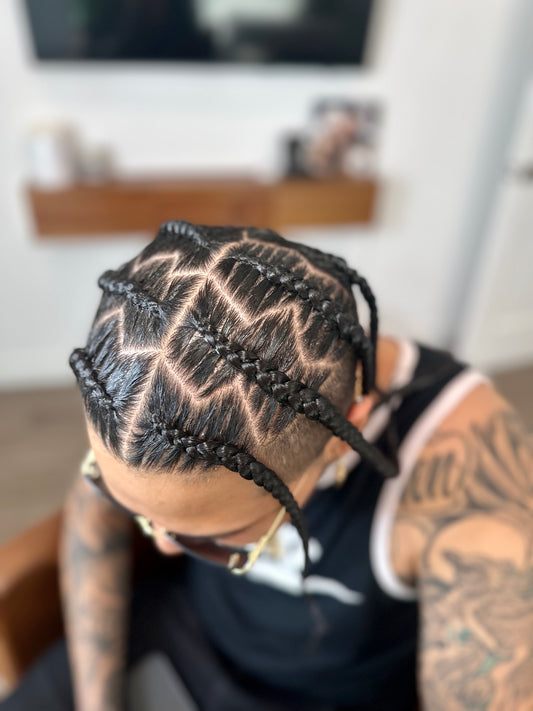 ZIG ZAG braid style