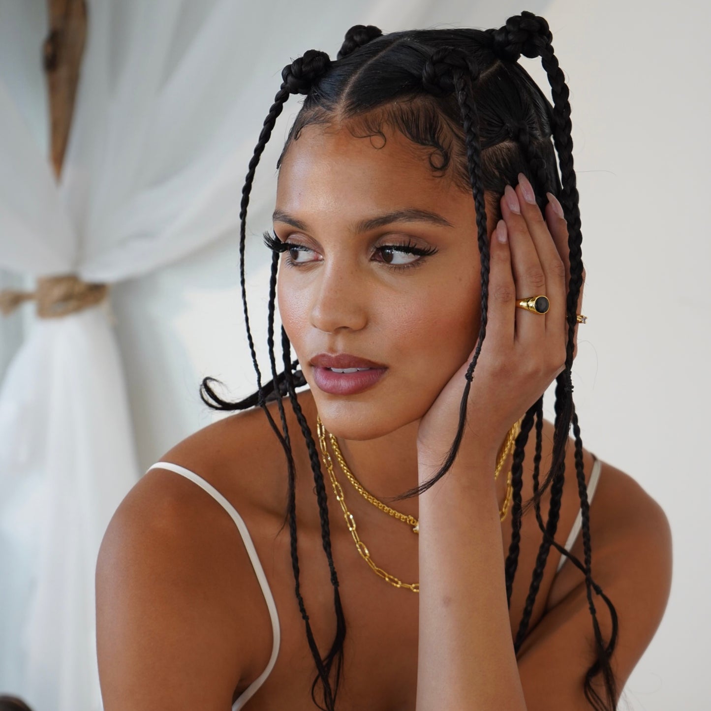 Knottless Box Braids (No Extensions)