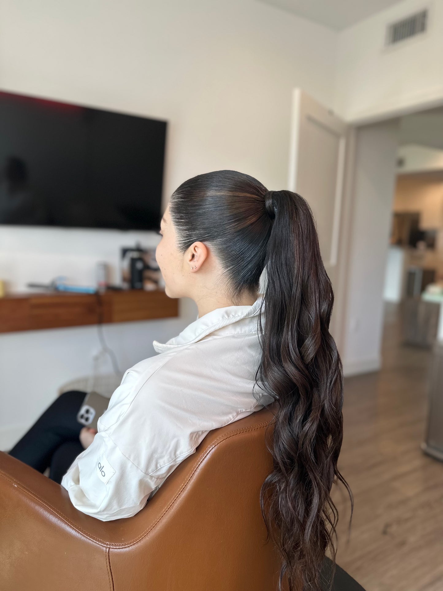 Ponytail Weave Install