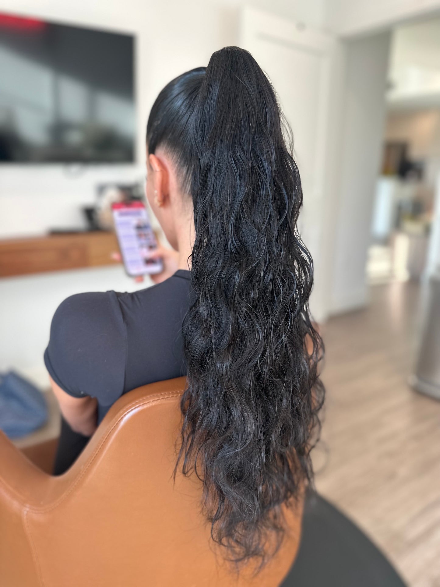 Ponytail Weave Install