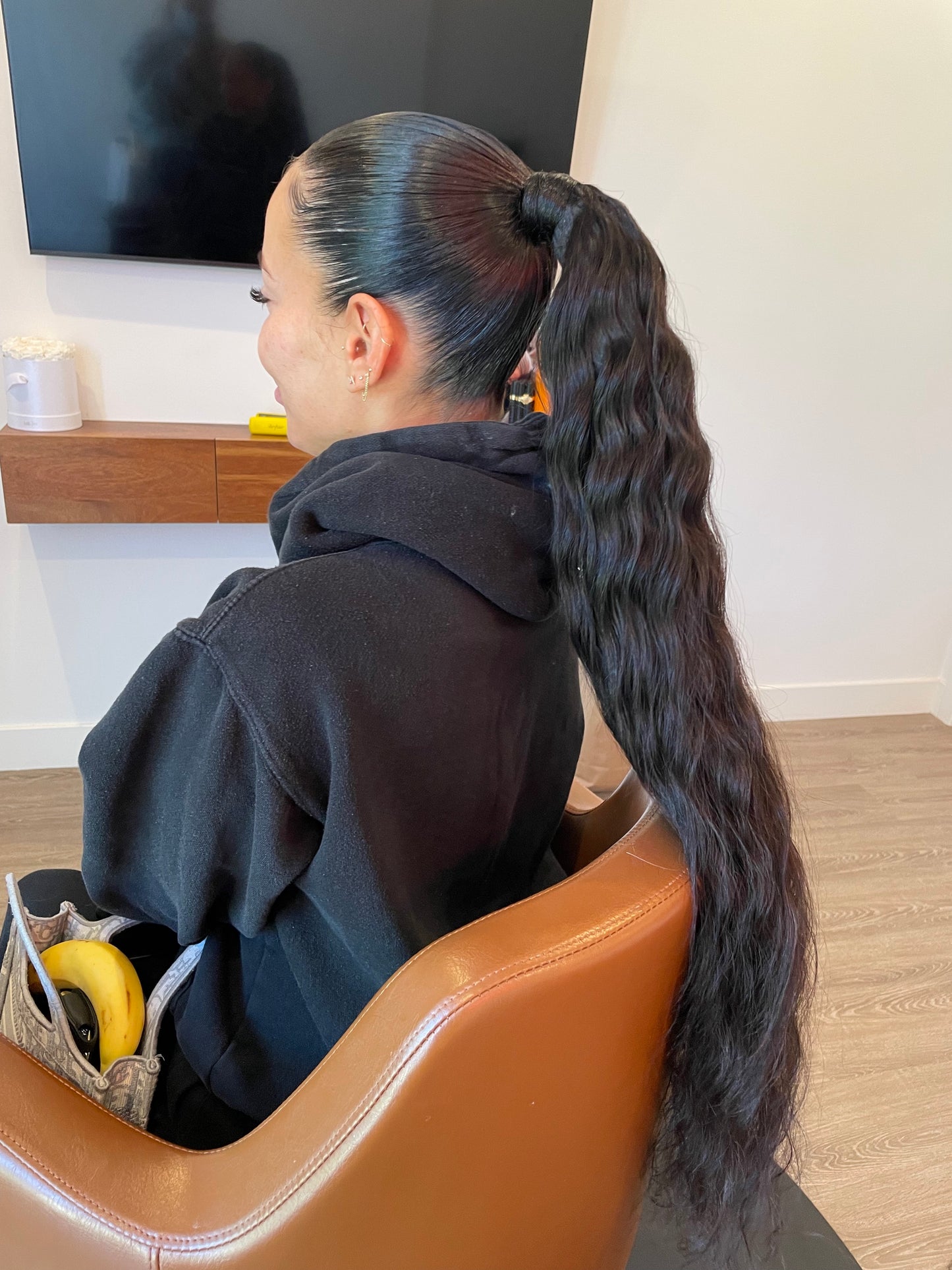 Ponytail Weave Install