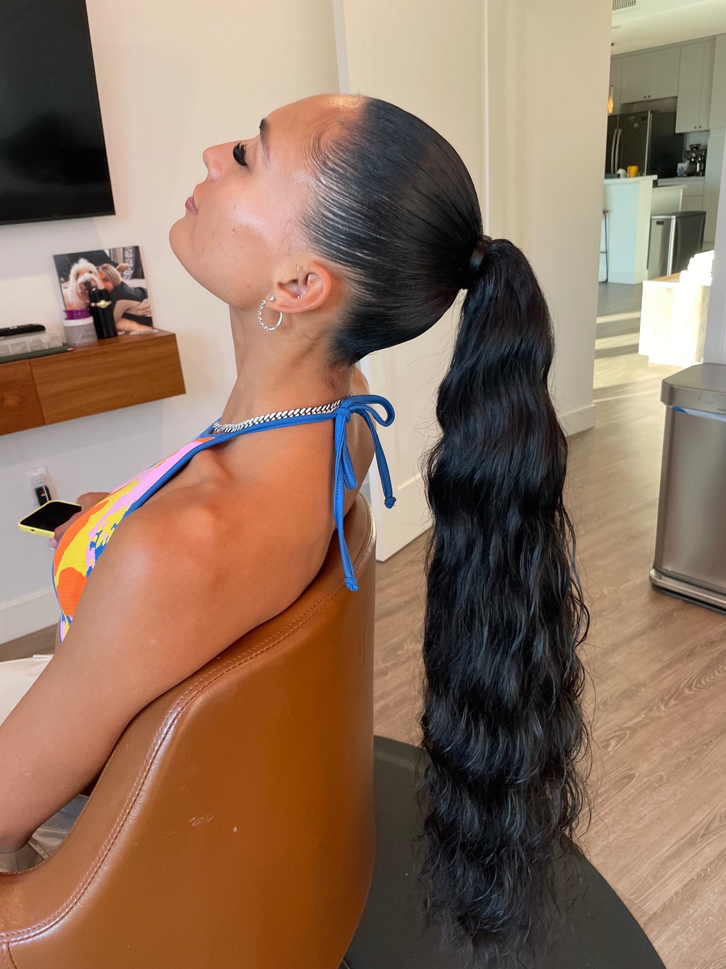 Ponytail Weave Install